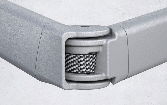 hệ thống tay đỡ mái hiên di động